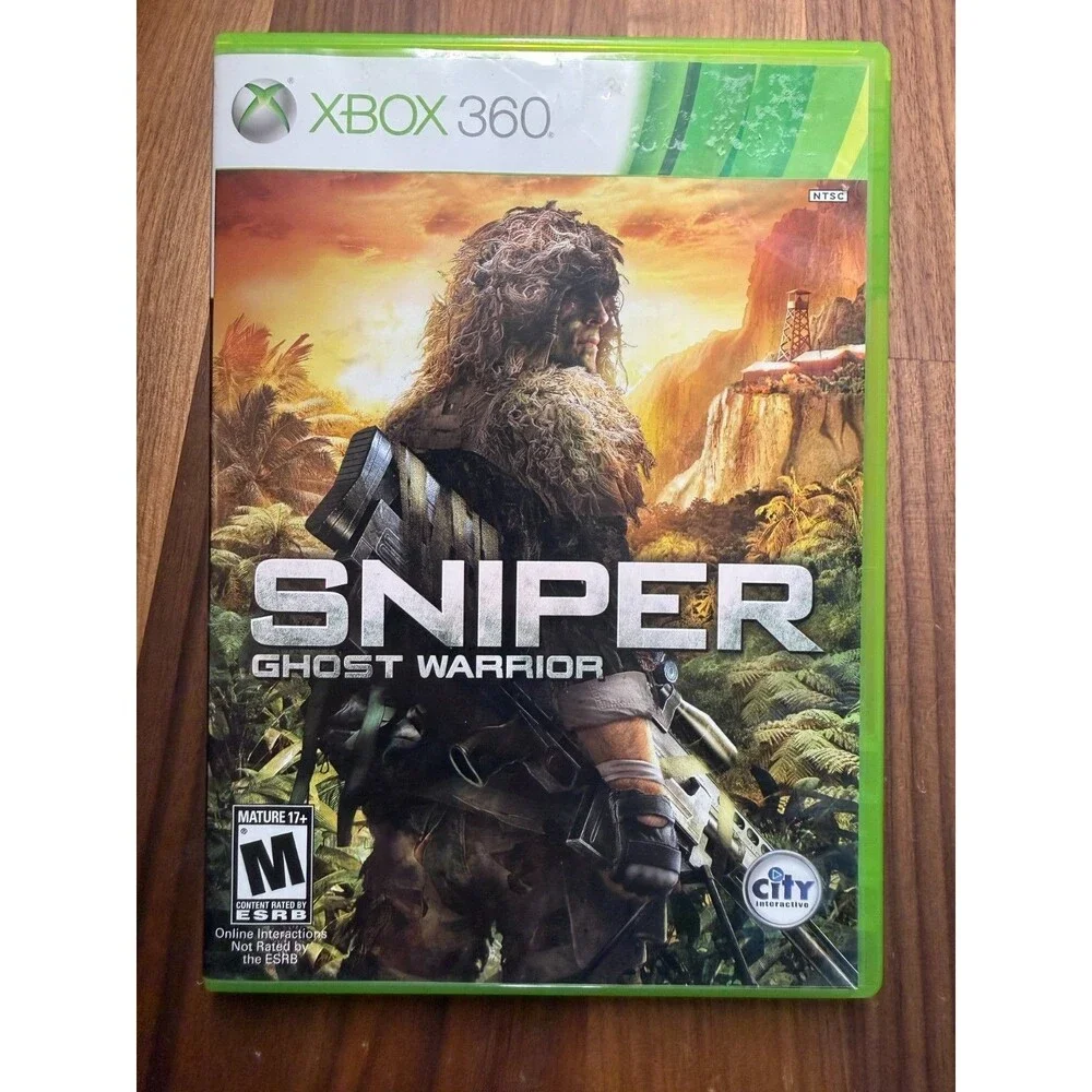 Sniper: Ghost Warrior Limited Edition Steelbook Xbox 360 No Manual See Damage